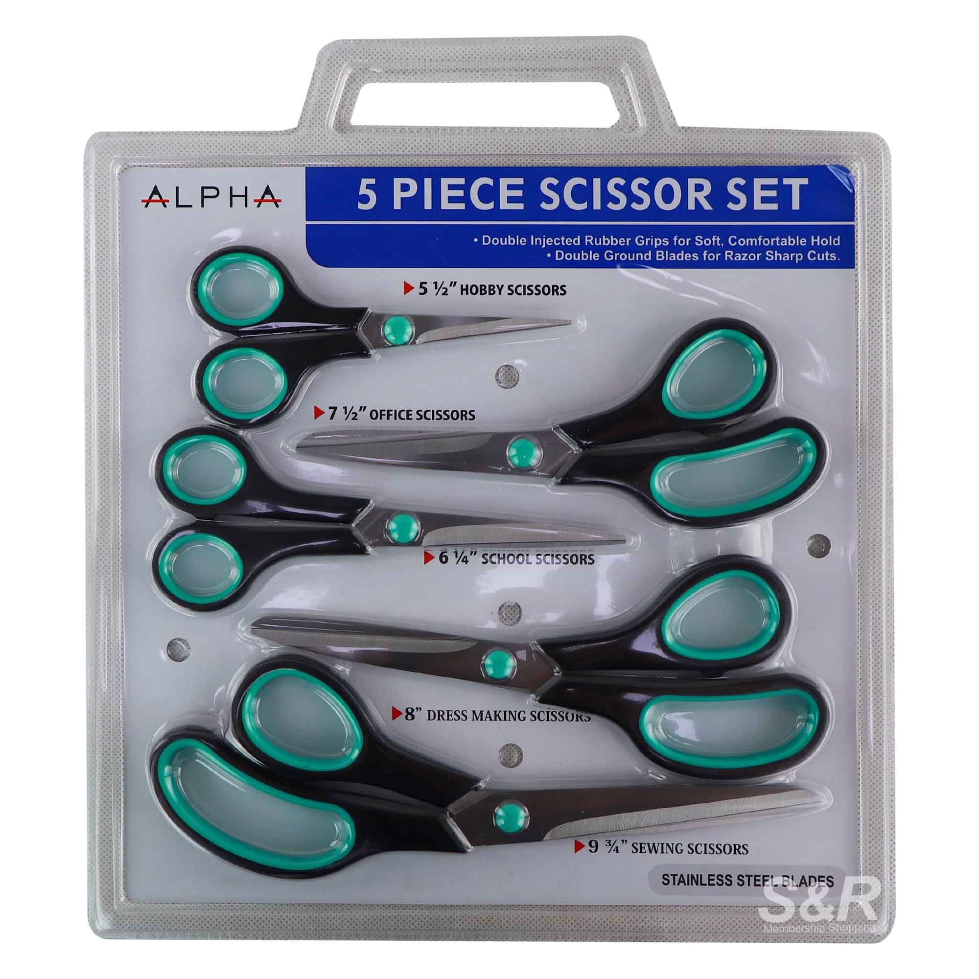 Alpha Scissors Set 5pcs